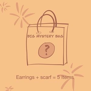 large mystery bag (earrings,scarf, jewelry